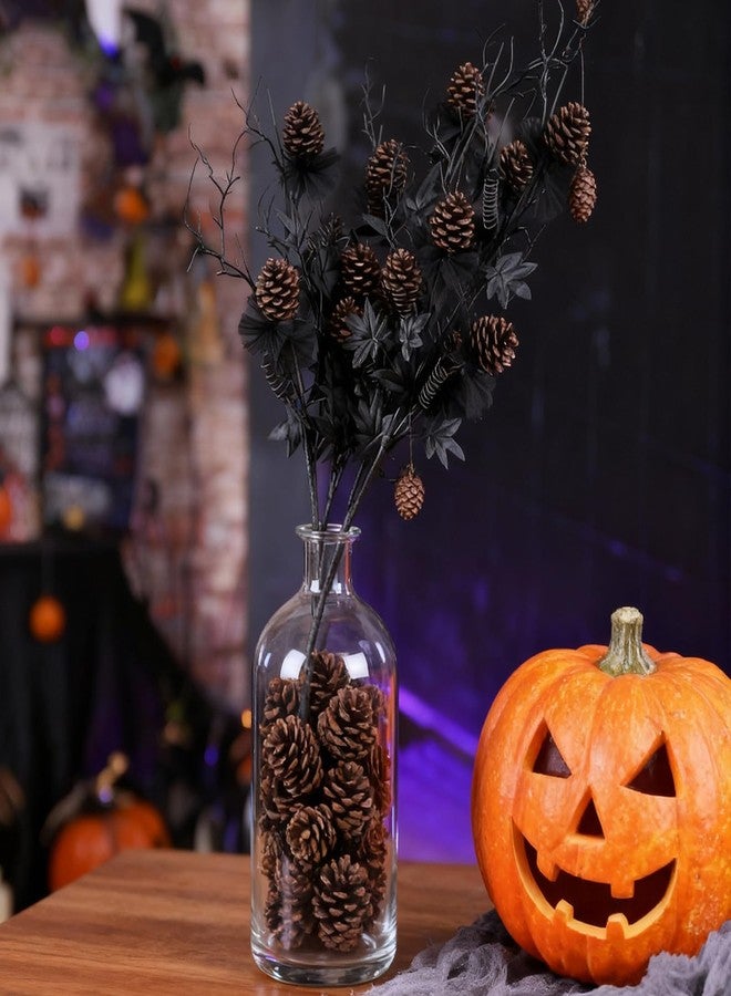 Lukinuo Hanging Natural Pine Cones 18pcs Christmas Pine Cones Crafts Ornaments Natural Rustic Pinecones Bulk Ornament for DIY Pinecone Vase Fillers Fall Winter Home Christmas Tree Decor - Image 5